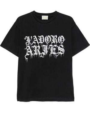 Aries Faded Graphic T-Shirt - Black