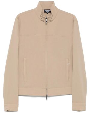 Emporio Armani テクスチャード ジャケット - ナチュラル