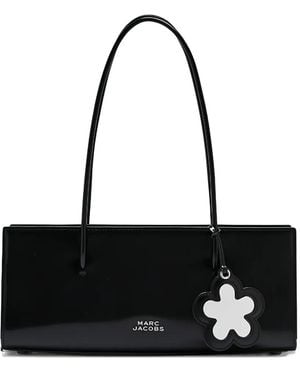 Marc Jacobs Bolso de hombro The Mirror Satchel de piel - Negro