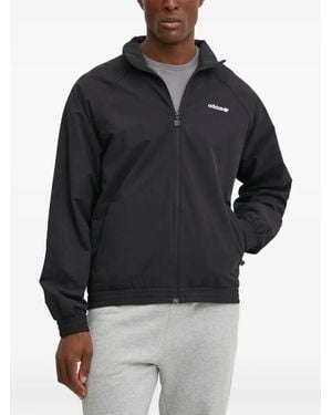 adidas Zip-Up Logo Jacket - Black