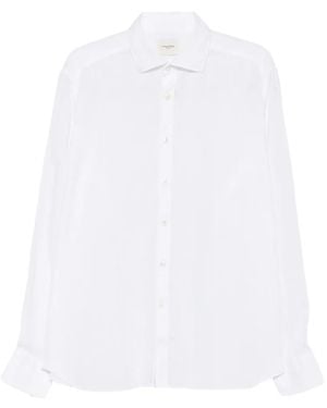 Tintoria Mattei 954 Chemise À Manches Longues - White