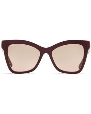 MCM 712S Butterfly-Frame Tinted Sunglasses - Brown