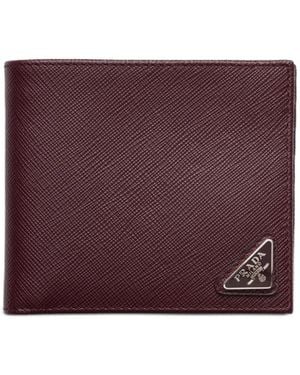 Prada Leather Wallet - Purple