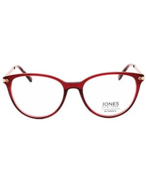 Jones New York Occhiali Con Montatura Geometrica - Rosso