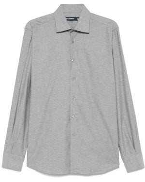 KARL LAGERFELD Cutaway-Collar Shirt - Grey