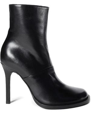 Ann Demeulemeester Melynappa Plonge Leather Pumps - Black