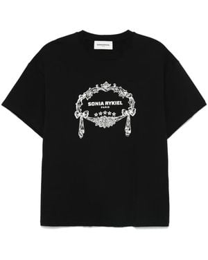 Sonia Rykiel Rykiel Hotel Tシャツ - ブラック