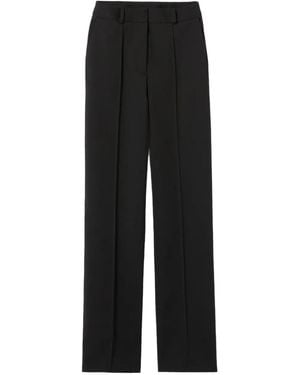 Claudie Pierlot Pleated Straight Trousers - Black