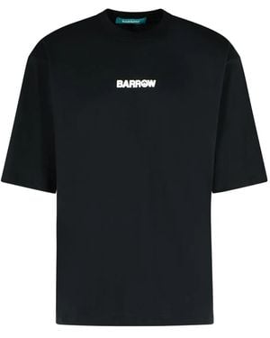Barrow Crew-Neck Bear-Print T-Shirt - Black