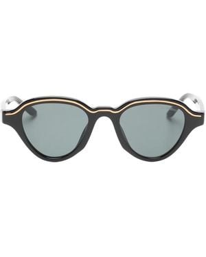Emporio Armani Geometric Frame Sunglasses - Grey