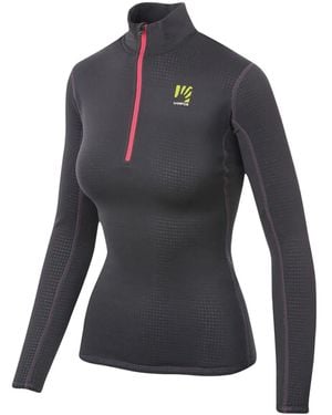 Karpos Croda Light W Half-Zip Mock-Neck Sweatshirt - Blue