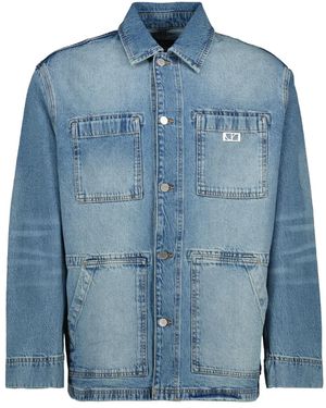 IRO Washed Denim Jacket - Blue