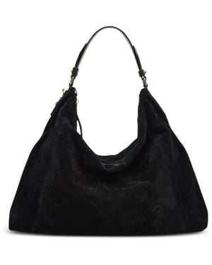 Jimmy Choo Bolso De Hombro Ana De Ante - Negro
