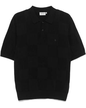 Carhartt Checker ポロシャツ - ブラック