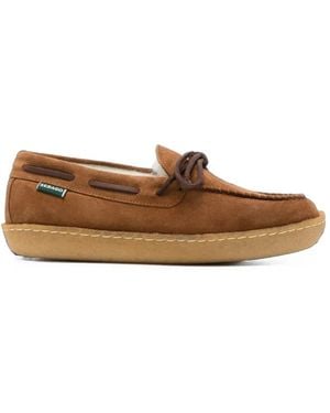 Sebago Suede Bow-Detail Loafers - Brown