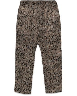 White Mountaineering Paisley Tapered Trousers - Grey