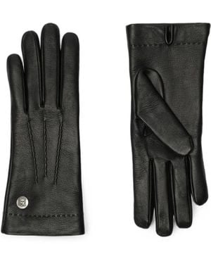 Burberry Leather Gloves - Black