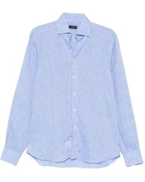 Arte' Buttoned Shirt - Blue