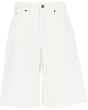 Jacob Cohen Bermuda Con Tasche - Bianco