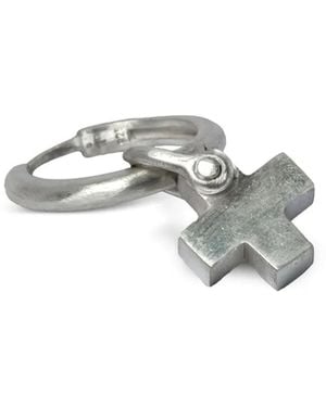 Parts Of 4 Cross-Charm Earring - Metallic