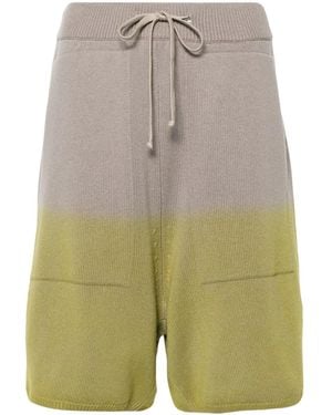 Moncler X Rick Owens Knitted Shorts - Natural