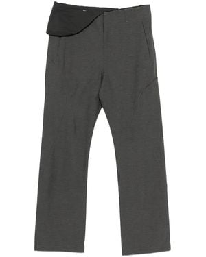 Post Archive Faction PAF Pantalon À Détail De Poches - Gris