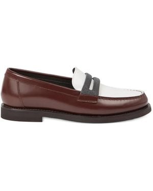 Brunello Cucinelli Leather Loafer - Brown