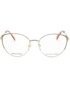 Kate Spade Noel Cat-Eye Glasses - Natural