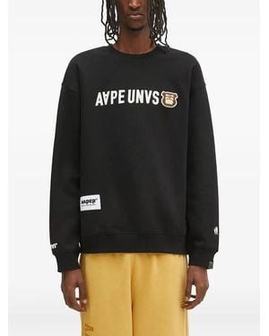 Aape By A Bathing Ape Aape Aaper Sweatshirt - Black