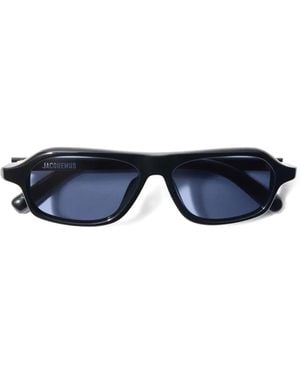 Jacquemus 127 Rectangle-Frame Sunglasses - Blue