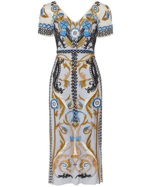Temperley London Alessia Midi Dress - Blue