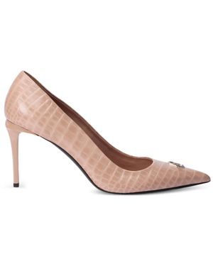 Philipp Plein Cocco Print Pumps - Pink