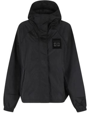 Ganni Jack Met Capuchon - Zwart