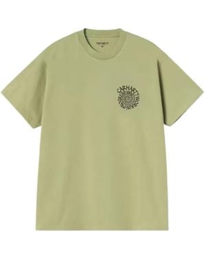 Carhartt Spiral-Print Cotton T-Shirt - Green