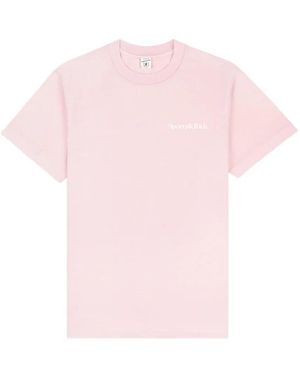 Sporty & Rich Health Is Wealth T-Shirt - Pink