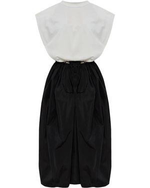 Fabiana Filippi Cotton Midi Skirt - Black