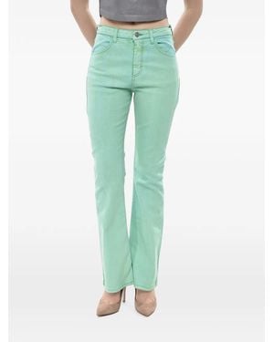 Marni Coated Bootcut Jeans - Green