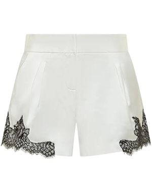 IRO Lace Trim Short - White