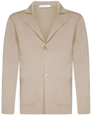 Cruciani Single-Breasted Blazer - Natural