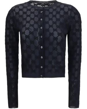 Gucci Vest Met Gg Monogram-Patroon - Blauw