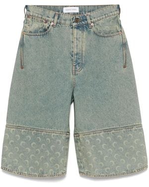 Marine Serre Bermuda Moon Laser - Blu