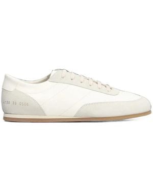 Common Projects Minimal Runner Suede-Panelled Sneakers - White