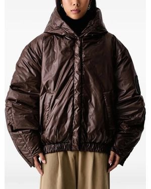 MMC Studio Hare Hooded Puffer Jacket - Black