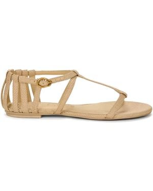 Cult Gaia Leather Sandals - Natural