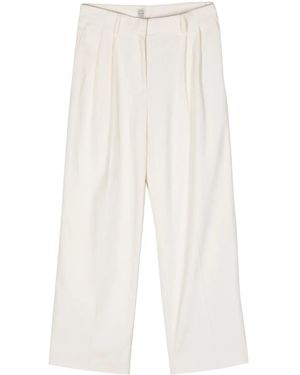 TOTEME ローウエスト スリムパンツ ブラック | Lyst