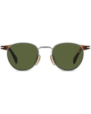 David Beckham Round-Frame Sunglasses - Green