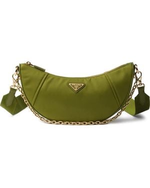 Prada Demi Lune ショルダーバッグ - グリーン