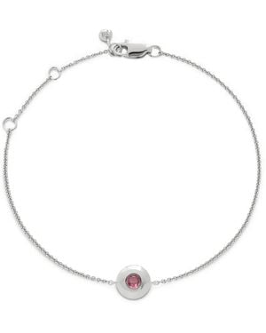 Monica Vinader October Tourmaline Birthstone Bracelet - White