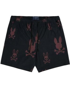 Psycho Bunny Harvey Swim Trunks - Blue