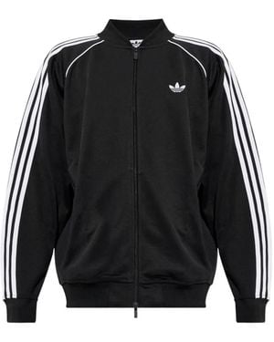 adidas Logo-Embroidered Sweatshirt - Black